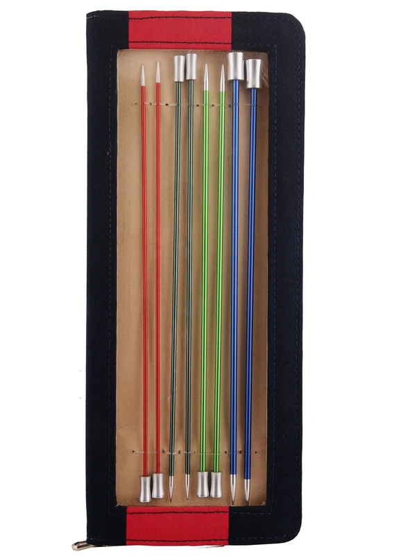Knit Pro KP47405 Zing: Knitting Pins: Single Ended: Set: 25cm, Metal - Image 1