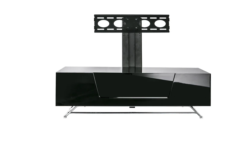 Alphason Chromium 2 1200 TV Cabinet & Bracket - Black