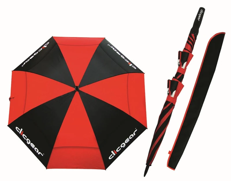 CLICGEAR UMBRELLA - BLACK/REDTRCCUMWPBR
