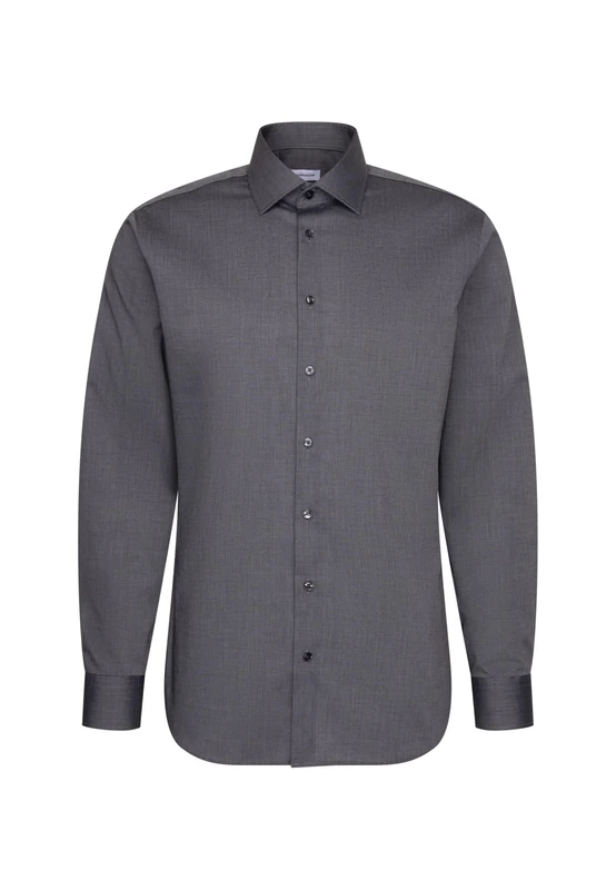 Seidensticker men's business shirt - shaped fit - non-iron - Kent collar - long sleeve - 100% cotton