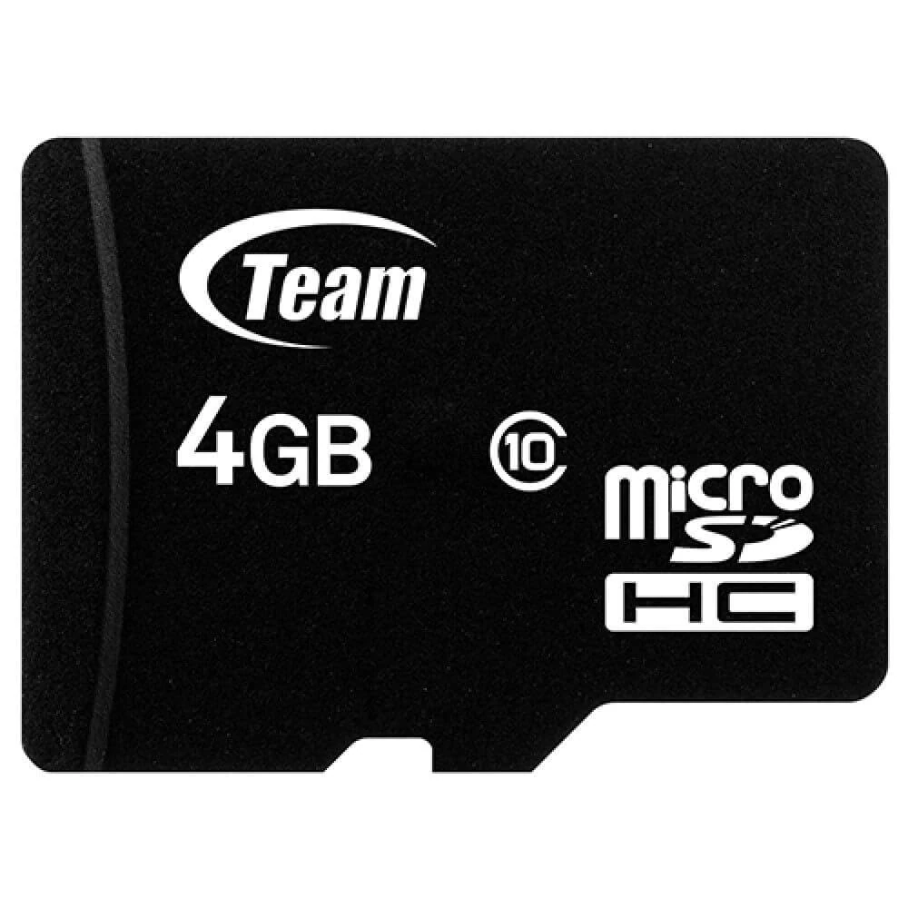 Team Group 4 GB C10 Micro-SD Flash Memory Card, TUSDH4GCL1003