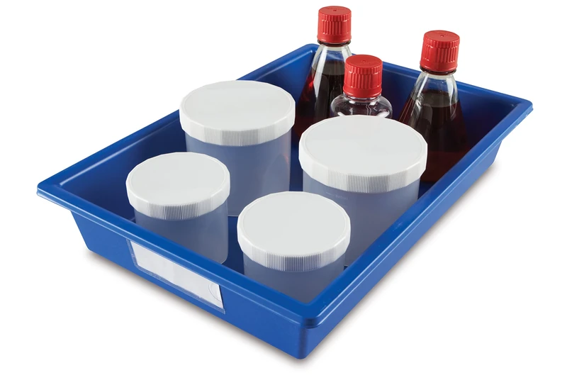 Heathrow Scientific HD120172 Droplet Collection Tray, Blue/White