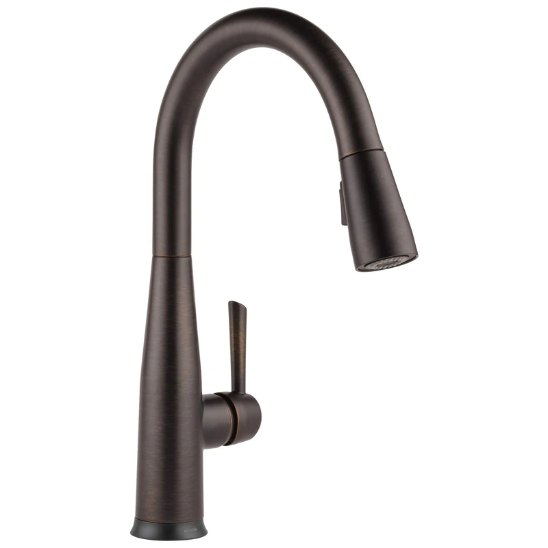 Delta Faucet 9113T-RB-DST Essa Single Handle Pull-Down Kitchen Faucet with Touch2O Technology and MagnaTite Docking, Venetian Bronze