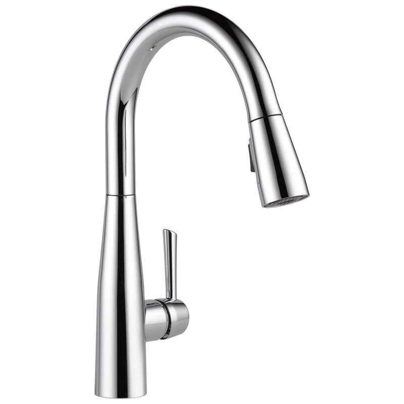 Delta Faucet 9113-DST Essa Single Handle Pull-Down Kitchen Faucet with Magnetic Docking, Chrome