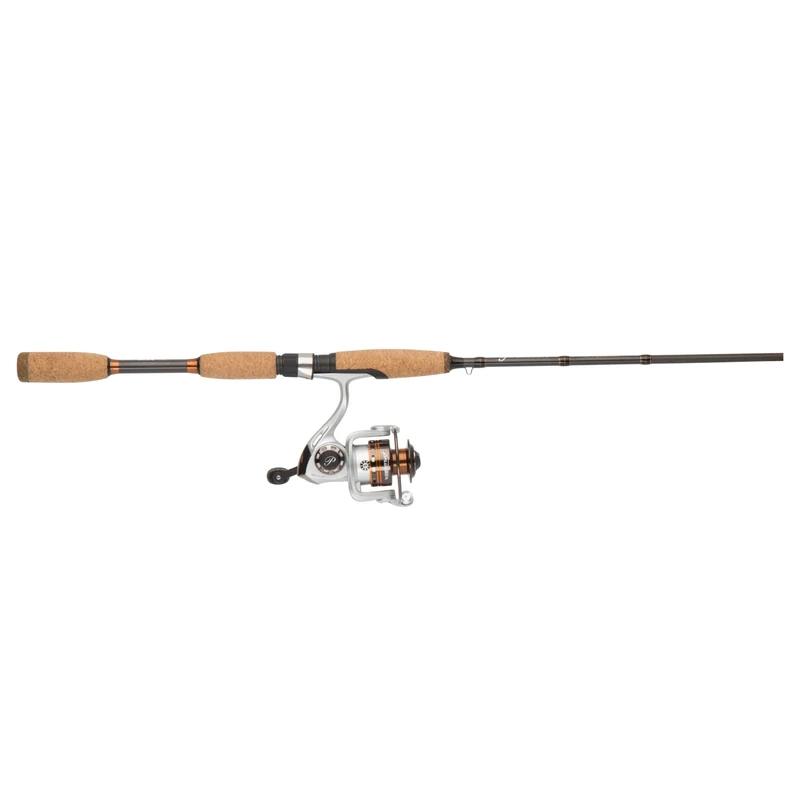Pflueger 5'6" Monarch Spinning Rod Combo, 2-Piece Graphite Rod, Size 30 Reel, Right/Left Handle Position, Lightweight and Corrosion-Resistant, Aluminum Spool, Disc Drag System
