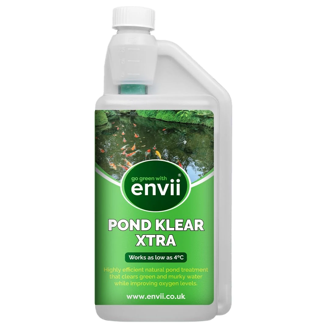 Envii Pond Klear Xtra – Strong Pond Clear Water Treatment, Naturally Clears Green Pond Water – Treats Up To 100,000 litres