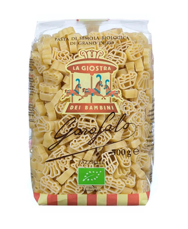 Garofalo Toy Shape Organic Italian Baby and Kids Pasta, 500g (Pack of 1)