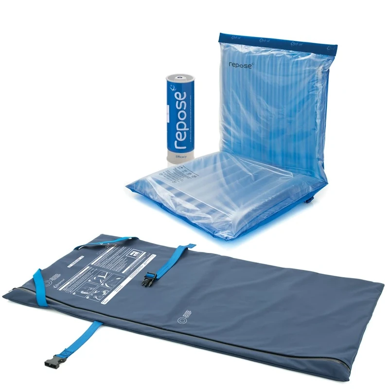 Repose - CARE-SIT Pressure Relief Seat Cushion with Manual Pump - Inflatable Pressure Cushion for Chair or Wheelchair with Back Support - Clinically Proven to Prevent Bed Sores and Pressure Ulcers