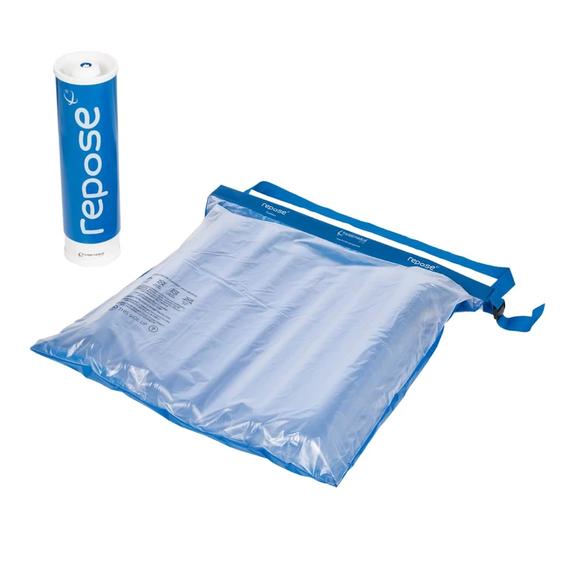 Repose - Pressure Relief Seat Cushion with Manual Pump - Inflatable Pressure Cushion for Chair or Wheelchair - Aids in the Prevention of Bed Sores and Pressure Ulcers