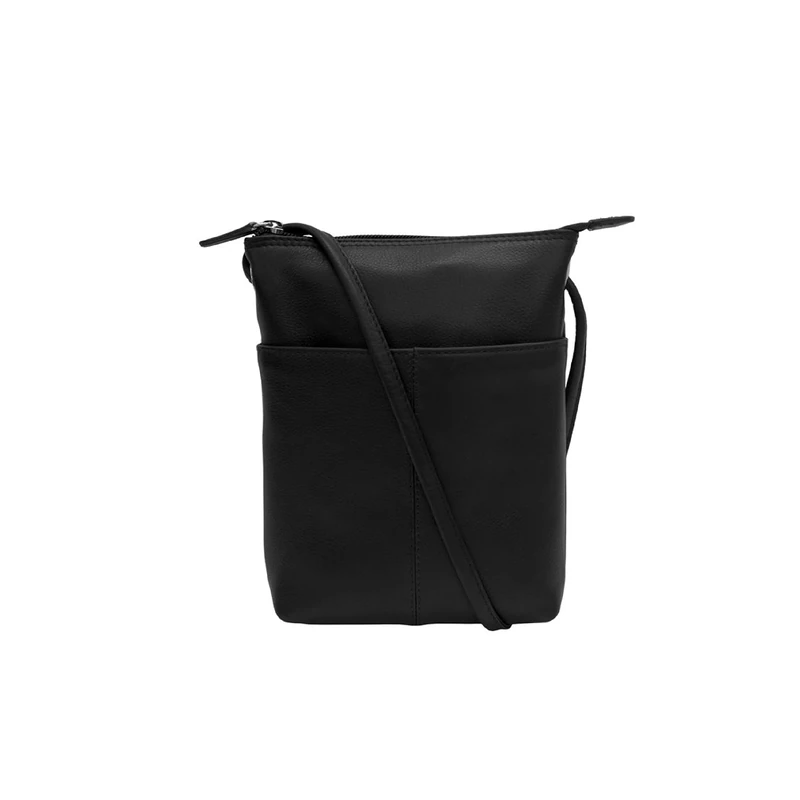 Women's ILI, Small Crossbody leather Purse black Size: NS - Image 1