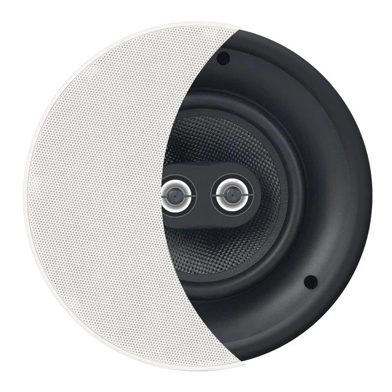 OSD Audio 6.5” Trimless in-Ceiling Speaker - DVC Dual Dome Tweeters - ACE640TT