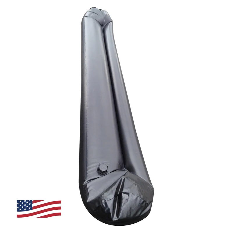 Quick Dam QDWC620 Water Filled, Water Curb diverts flood water, 1-Pack, Black, 6.5in High x 20ft Long - Image 1