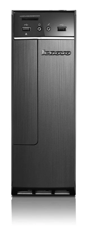 Lenovo H30 SFF Desktop PC (AMD A6-7310 2.0 GHz, 4 GB RAM, 1 TB HDD, DVD-RW, WLAN, Integrated Graphics, Windows 8.1) - Black with Free Windows 10 Upgrade