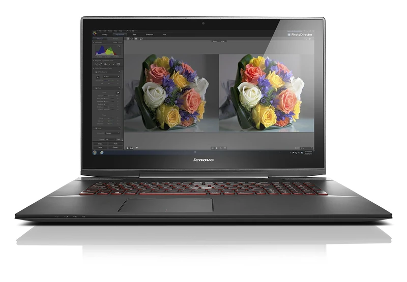 Lenovo Y70 FHD 17.3 inch Touchscreen Laptop Notebook (WLAN, Bluetooth, Camera) with Free Windows 10 Upgrade - Black