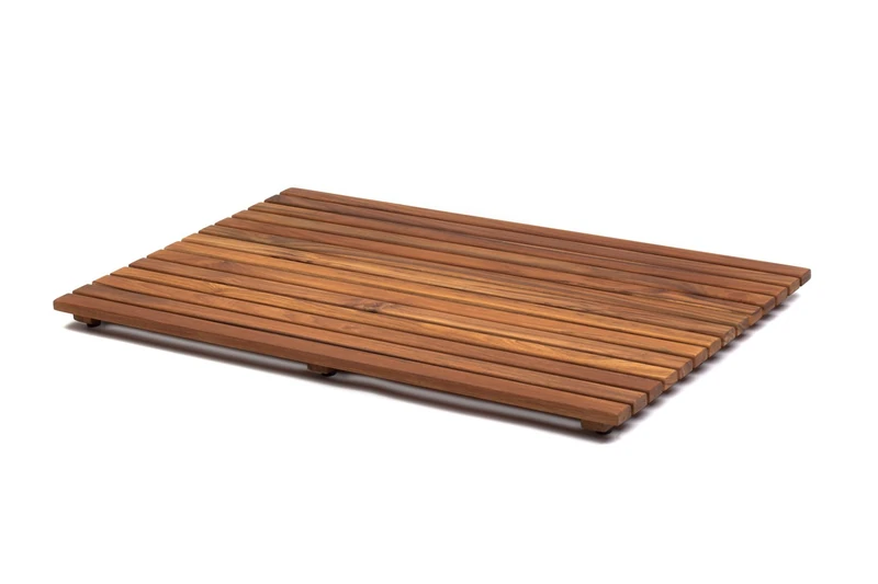 Asinox tek4 a50100 Shower Platform Brown Wood 100 x 50 x 4 cm