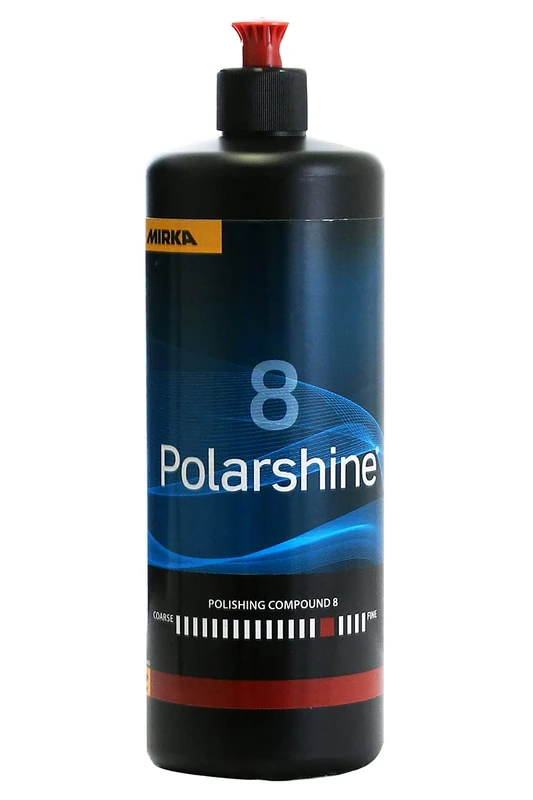 Mirka Polish/Polarshine 8/1000 ml/Professional medium fine polish/Silicone-free