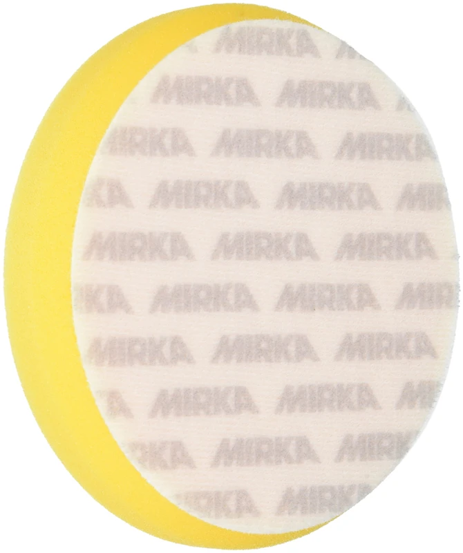Mirka 7993415011 foam pad, flat 150 mm x 25 mm, yellow, 2 per pack