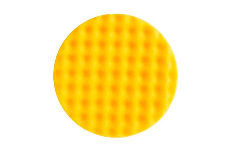 Mirka 7993415021 Foam Pad 150 MM Yellow Gewaffelt, 2 per Pack