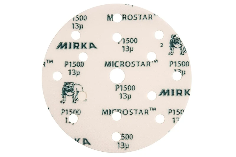 Mirka FM61105093 Microstar Grip 15L, 150 MM, P1200 grit 50 per Pack