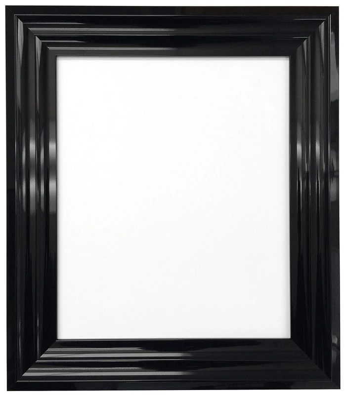 FRAMES BY POST Photo Frame, Black, A1 (Plastic Glass)