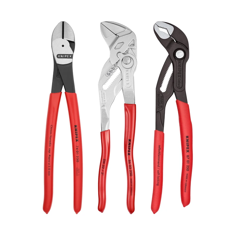 Knipex 9K-00-80-117-US 3 Piece 10" Pliers Set