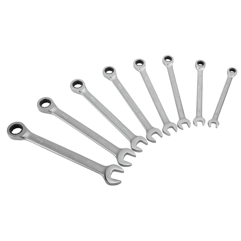 Birzman Combination 8pc Wrench Set – Bike Tools for Tightening and Loosening Bike Components