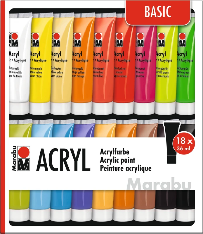 Marabu Acrylic Paints, Multi