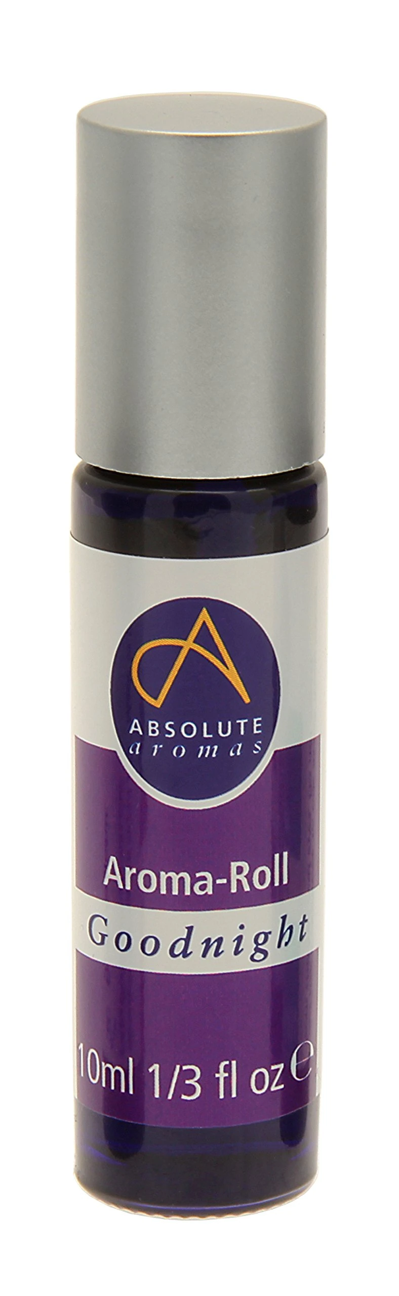 Absolute Aromas Goodnight Aroma-Roll Roller Ball - with 100% Pure Essential Oils - A Calming Relaxing Blend of Chamomile, Lavender and Vetiver in Jojoba Oil