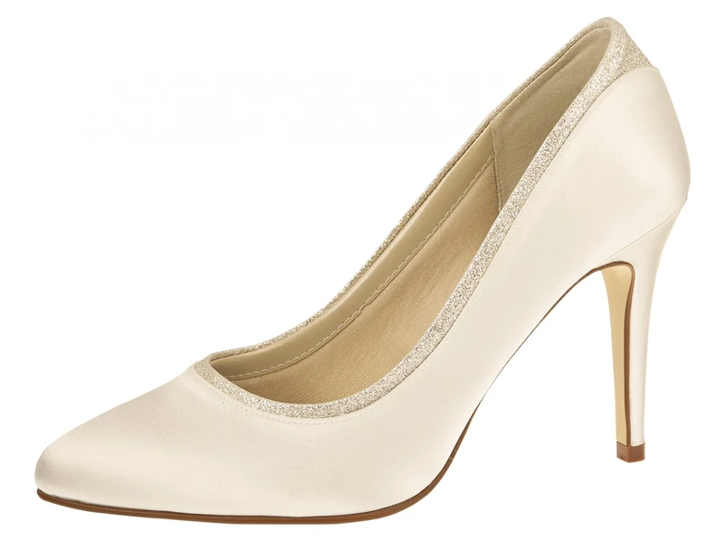 Rainbow Club Womens Billie Pump, Ivory, 5 UK