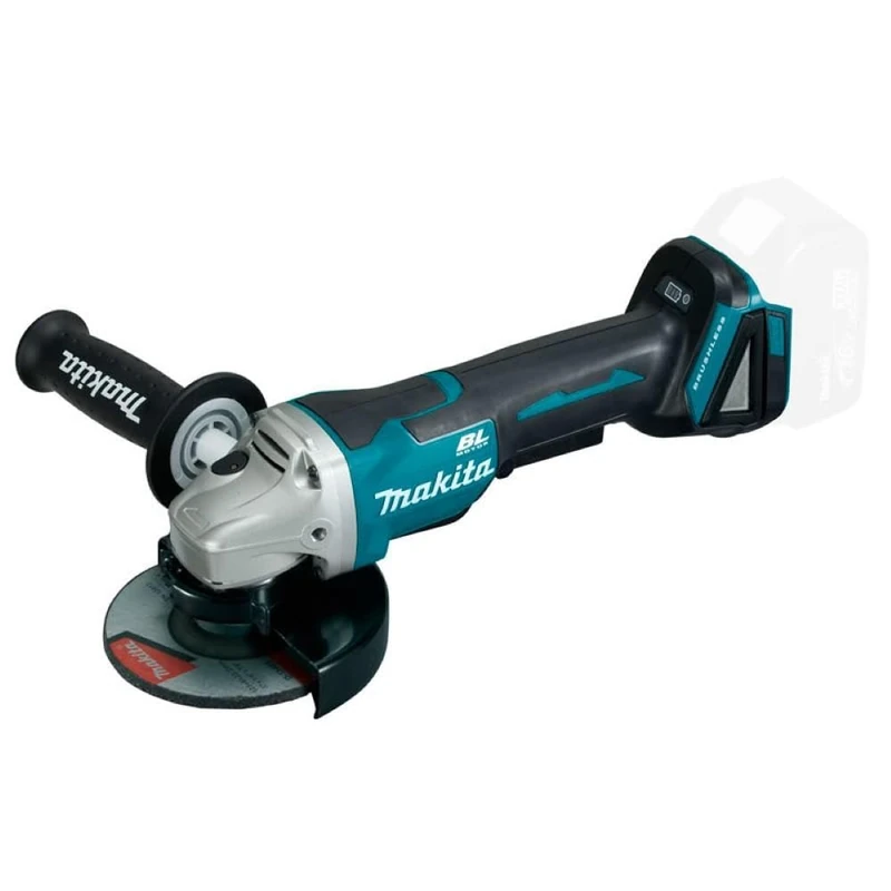 Makita DGA505Z 18 V 125 mm Brushless Grinder Padded Switch - Blue - Image 1