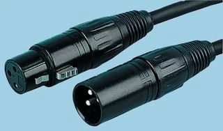 PULSE Professional 3-Pin XLR Microphone Lead, 30m – Male to Female Balanced Audio Cable with OFC Copper & Spiral Shielding – Black – PLS00239