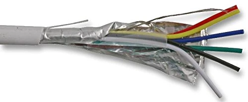 PRO POWER 6CALMSCRCCA 6-Core Screened Alarm/Signal Cable White CCA 100m Reel