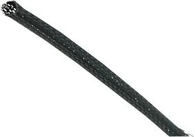 PRO POWER Expandable Braided Sleeving – 15-27mm, 50m Reel, Black, PET