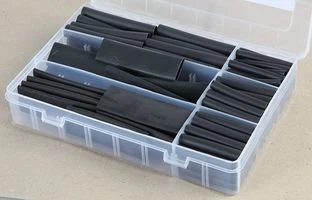 PRO POWER 4:1 Adhesive Lined Dual Wall Heat Shrink Kit, 4–16mm Diameter, 120 Black Sleeves – HSKIT4:1DUALWALL