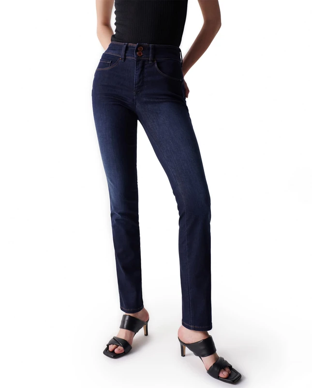 Salsa Secret Push in Slim Jeans Blue - Image 1
