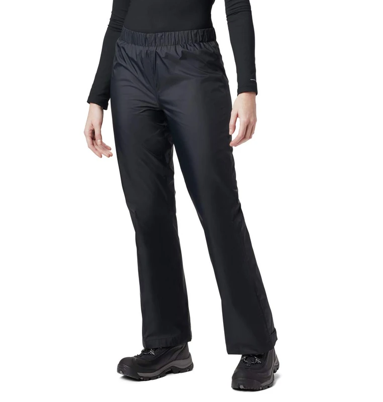 Columbia Women's Storm Surge Pant, Black Medium x Short - Image 1