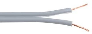 Pro Power PP01285 42/0.2GRY/BLKCOPPER50M Figure-8 Speaker Cable 42/0.20mm Grey/Black 50m