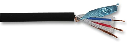 Pro Power PP3741 Microphone Cable 5.5mm PVC Black 46/0.10mm OFC 100m Reel - Image 1