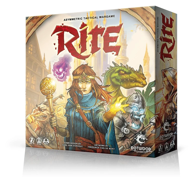 Dotwood Games Rite | Asymmetric Fantasy Strategy Board Game with Unique Factions | Tactical Tabletop Game for Adults and Teenagers | 2–5 Players Ages 14+ | English Edition