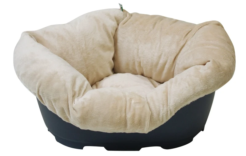 CROCI Bed Cover Velboa 5, 110 x 78 x 32 cm, Beige