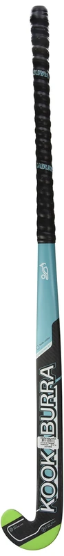 KOOKABURRA Instinct Hockey Stick - Black/Sky Blue, Size 37.5 M