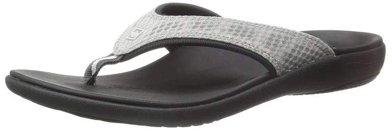 Spenco Women's Breeze Sandal Slide, Black/Silver, 3 UK - Image 1