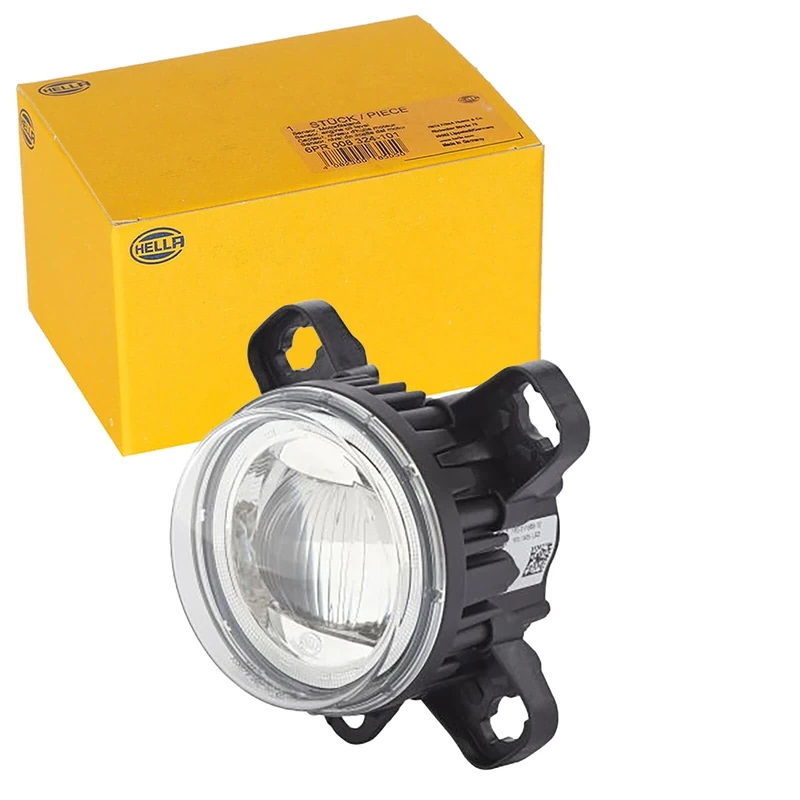 HELLA 1F0 011 988-121 DE/LED-Spotlight - 90mm Performance L4060 - 12/24V - Round - Reference number: 12.5 - Screw Connection - Clear diffusing lens - Lens Colour: Crystal clear - left/right