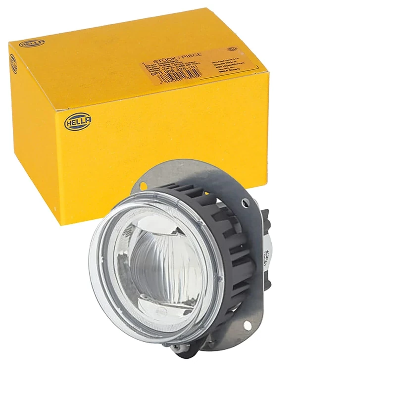 HELLA 1F0 011 988-021 DE/LED-Spotlight - 90mm Performance L4060 - 12/24V - Round - Reference number: 12.5 - Screw Connection - Clear diffusing lens - Lens Colour: Crystal clear - right/left