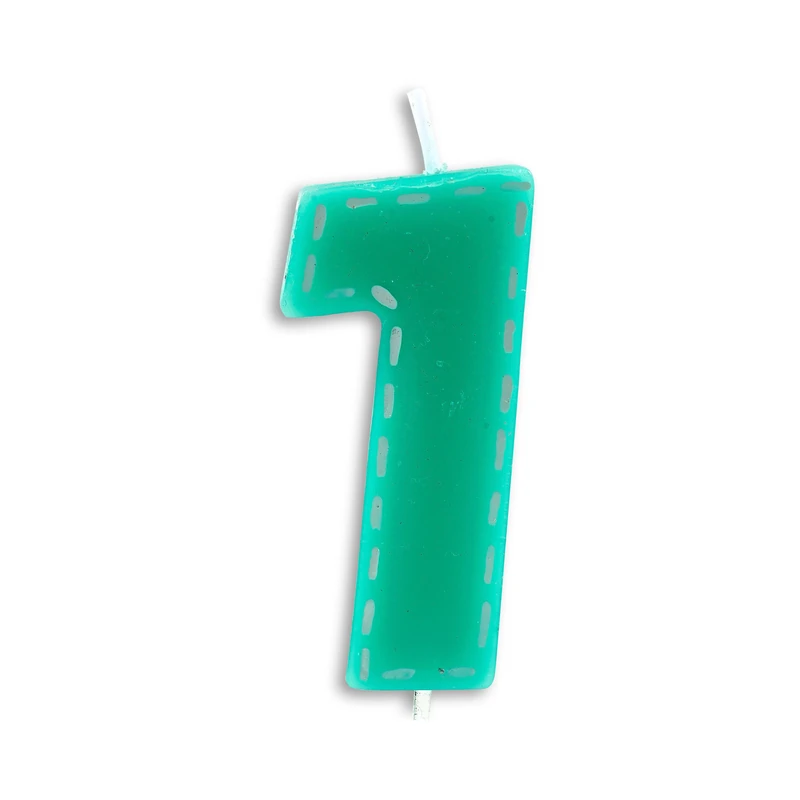 Pajoma 20319 Birthday Candle Number 1, Paraffin, height: 8.5 CM - Image 1