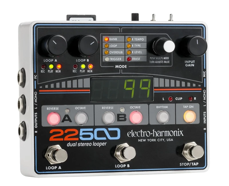 electro-harmonix Electric Guitar Effect with Filter Synthesizer 22500 Dual Ster. Looper