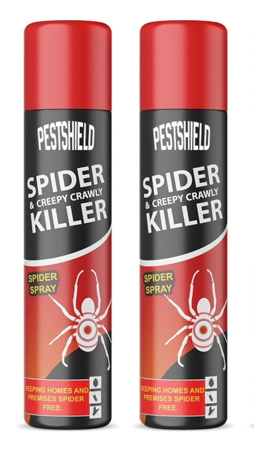 Spider & Creepy Crawly Insect Killer Spray No More Spider Home Pest Shield 200ml (PACK OF 2)