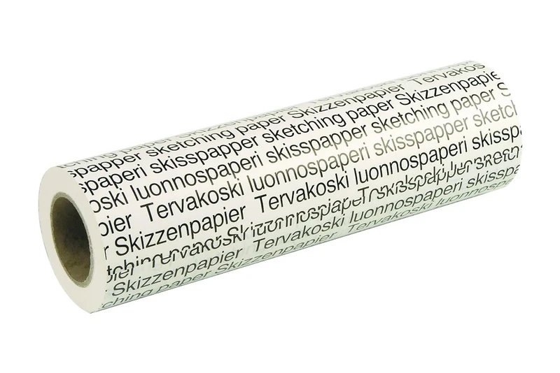Tervakoski 25 GSM 594 mm x 100 m Paper Roll - Image 1