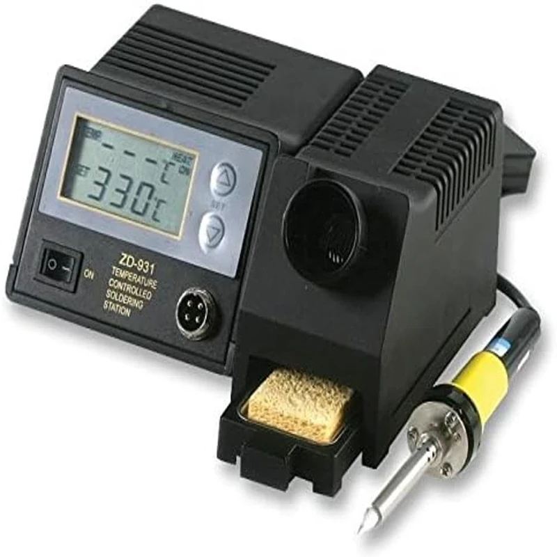 DURATOOL D03327 48W Temperature Controlled Digital Soldering Station ESD Safe 240V 450°C