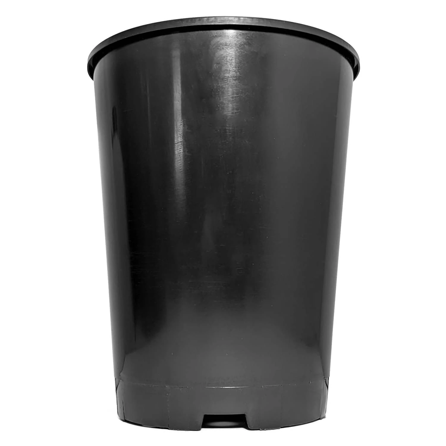 Elixir Gardens Black Recycled Plastic Deep Rose Pots 1,2,3,4,7 Litre Quality Plastic Plant Pot | 2ltr x 4